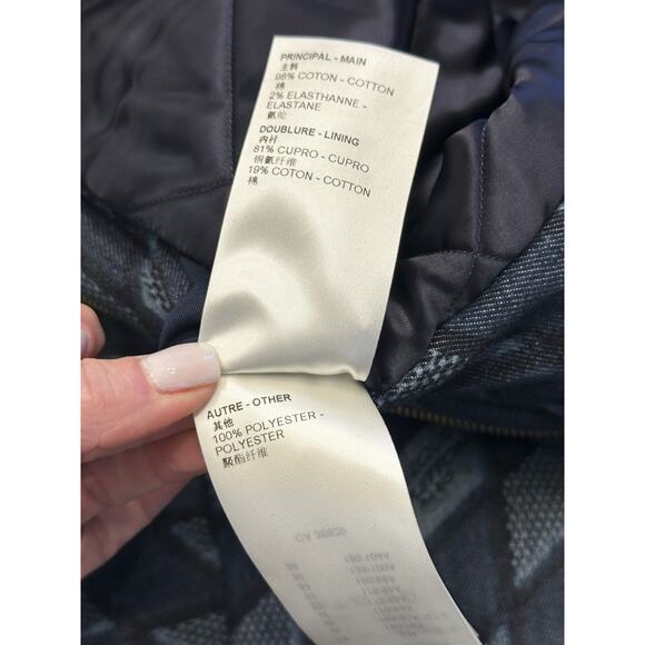 Louis Vuitton 1AAGRP Workwear Denim Diamond Damier Monogram Full Zip Jacket 52 - Picture 9 of 13